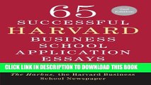 Collection Book 65 Successful Harvard Business School Application Essays, Second Edition: With
