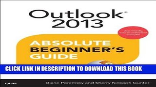 [PDF] Outlook 2013 Absolute Beginner s Guide Full Colection