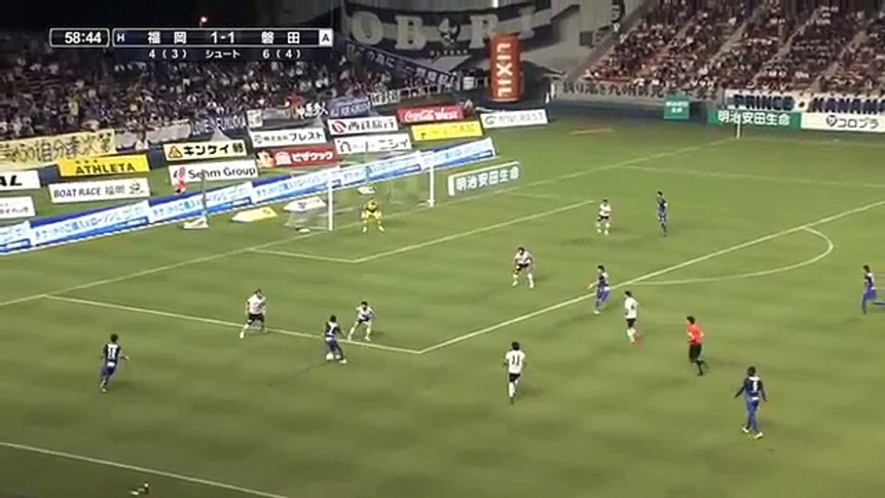 Fukuoka 2:1 Iwata (24 August 2016 J League)