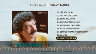 Unuttum Bilsin (Müslüm Gürses) Official Audio #unuttumbilsin #müslümgürses