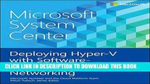 Collection Book Microsoft System Center Deploying Hyper-V with Software-Defined Storage   Networking