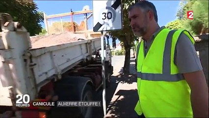 Canicule : Auxerre étouffe