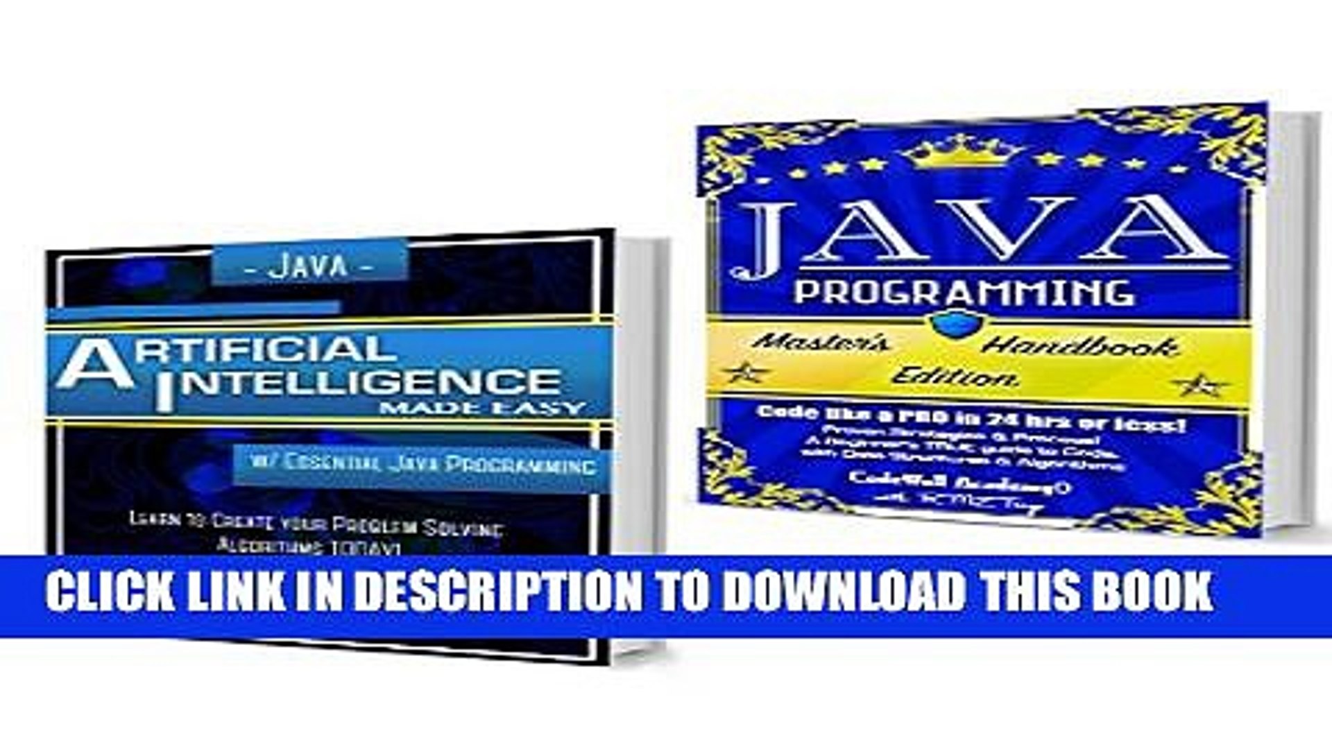 Collection Book Java Programming Box Set: Programming, Master s Handbook   Artificial Intelligence
