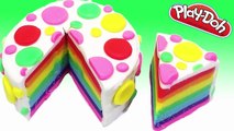 PEPPA PIG Español TOYS!- PLAy Doh Make rainbow cake cream playset frozen