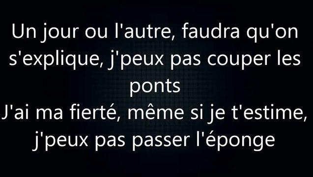 Non, non, non , j'arrive pas. Non, j'arrive pas à t'oublier!