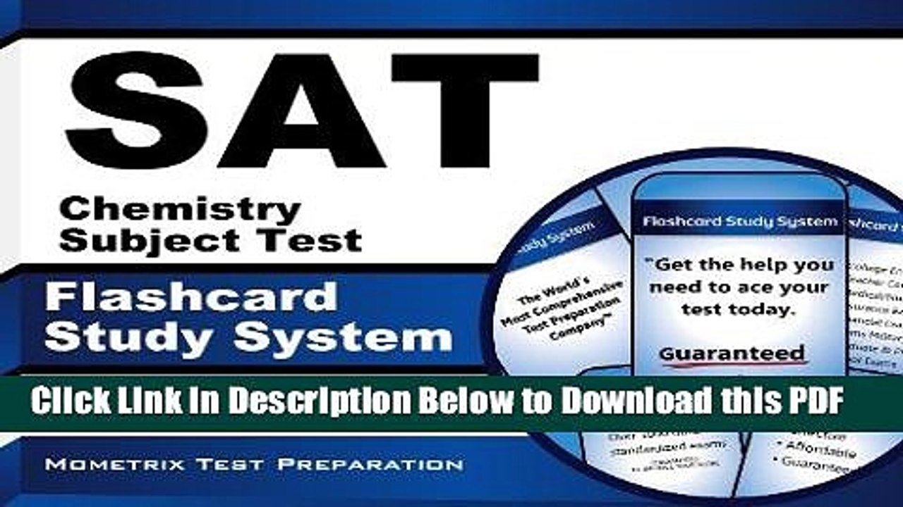 [Read] SAT Chemistry Subject Test Flashcard Study System: SAT Subject Exam Practice Questions