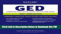 [Read] Kaplan GED 2007-2008 Edition Ebook Free