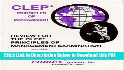 [Read] Review for the CLEP Principles of Management Ebook Free