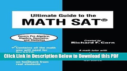 [Read] Ultimate Guide to the Math SAT Popular Online