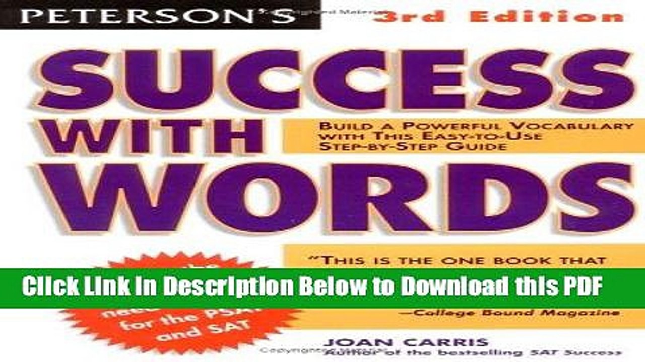 [Read] Success with Words, 3rd Edition Full Online