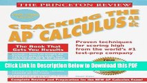 [Read] Princeton Review: Cracking the AP: Calculus AB   BC, 1999-2000 Edition (Cracking the Ap