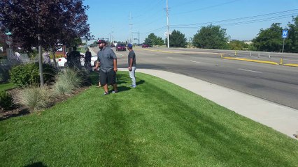 Close Call When Kid Attempts to Drift a BMW
