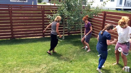 Toilet Plunger and TP Relay Race