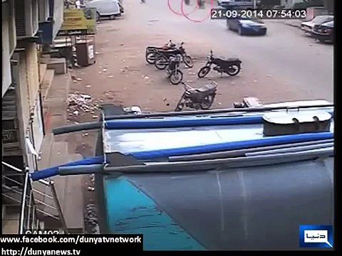 CCTVfootage of target killing at HussainAbad mqm target killer