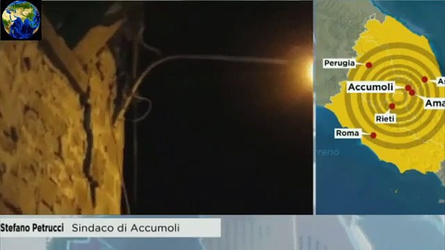 Terremoto in diretta Rieti Arquata del Tronto Amatrice