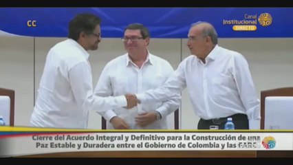 El Gobierno y las FARC firman el acuerdo final para la paz en Colombia