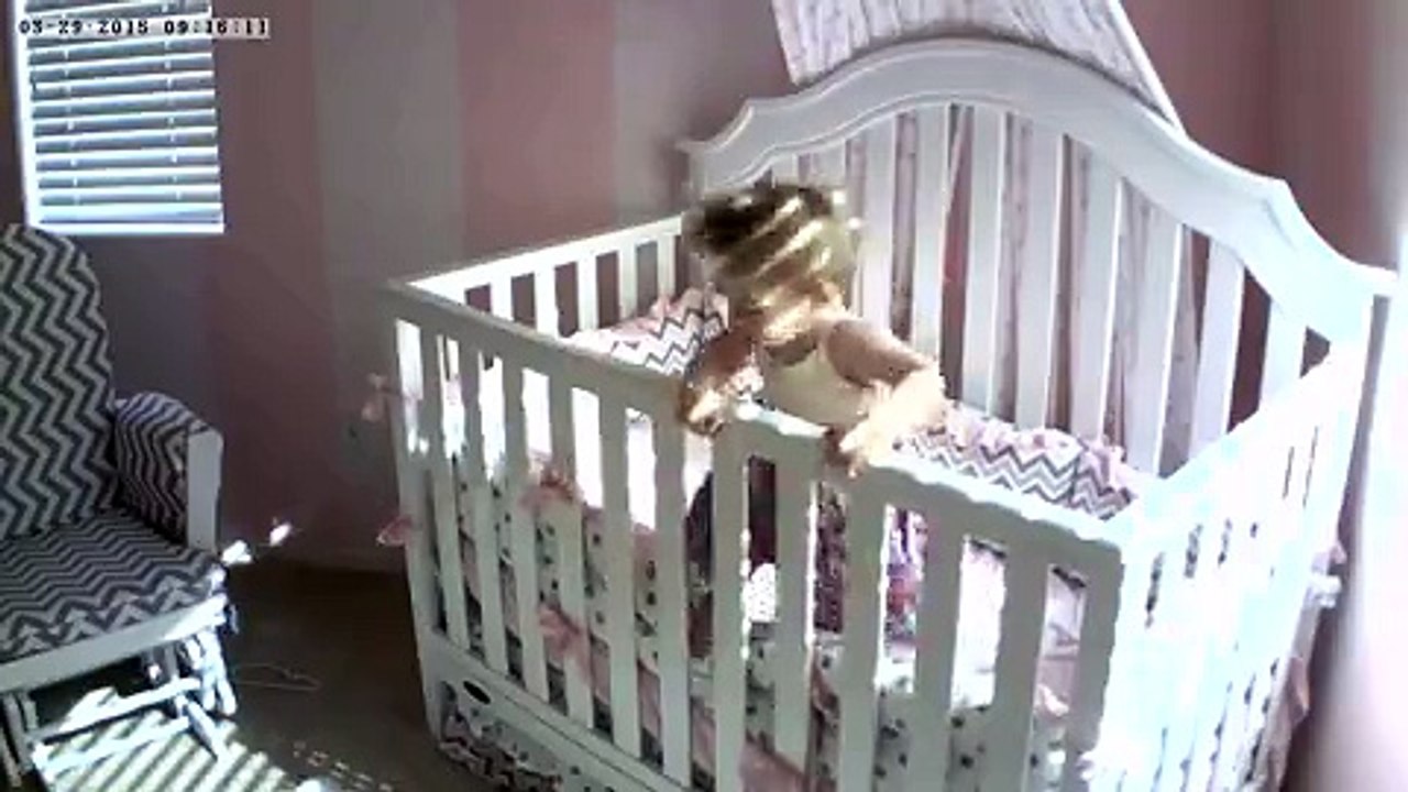 Baby's Escape Attempt from Crib Ends in Fall