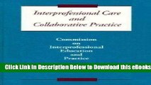 [Reads] Interprofessional Care and Collaborative Practice (Psychology) Online Ebook