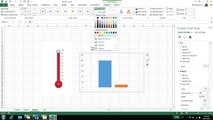 How to Create Thermometer in Excel using Charts