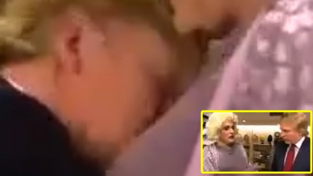 Donald Trump Kisses Former Mayor Rudy Giuliani Breasts