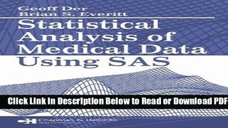 [Get] Statistical Analysis of Medical Data Using SAS Free New