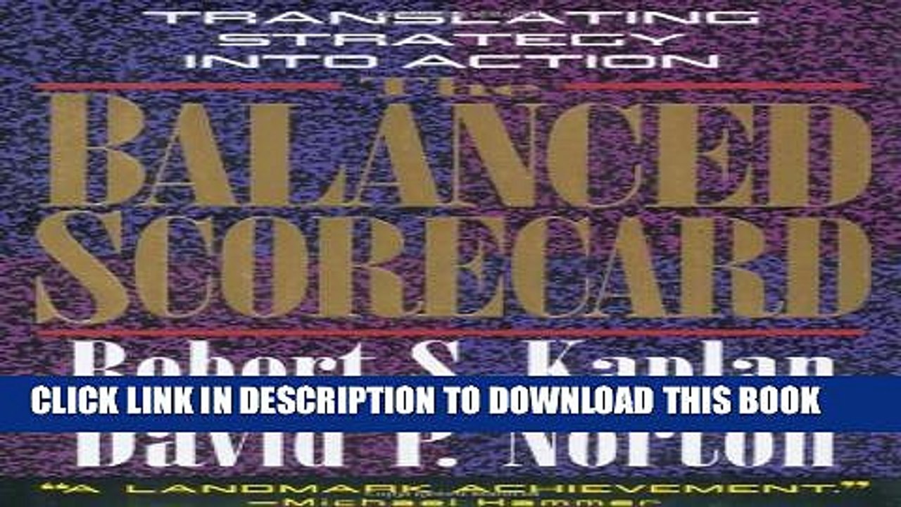 [PDF] The Balanced Scorecard: Translating Strategy into Action Popular Collection