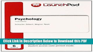 [PDF] LaunchPad for Schacter s Psychology (Six Month Access) Ebook Online