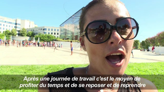 Canicule: les parcs parisiens pris d'assaut