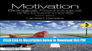 [Read] Motivation: Biological, Psychological, and Environmental Ebook Free