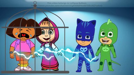 Masha and Dora Crying in Prison by Policeman #Funny Story parody