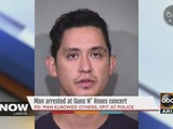 Man arrested after Guns N' Roses concert in Phoenix