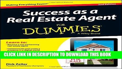 [PDF] Success as a Real Estate Agent For Dummies Popular Online