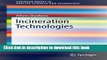 Read Incineration Technologies (SpringerBriefs in Applied Sciences and Technology)  Ebook Free