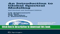 Read An Introduction to Global Spectral Modeling (Atmospheric and Oceanographic Sciences Library)