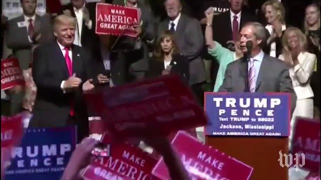 U.K.'s Farage says 'I wouldn't vote for Hillary Clinton if she paid me'