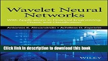 Read Wavelet Neural Networks: With Applications in Financial Engineering, Chaos, and