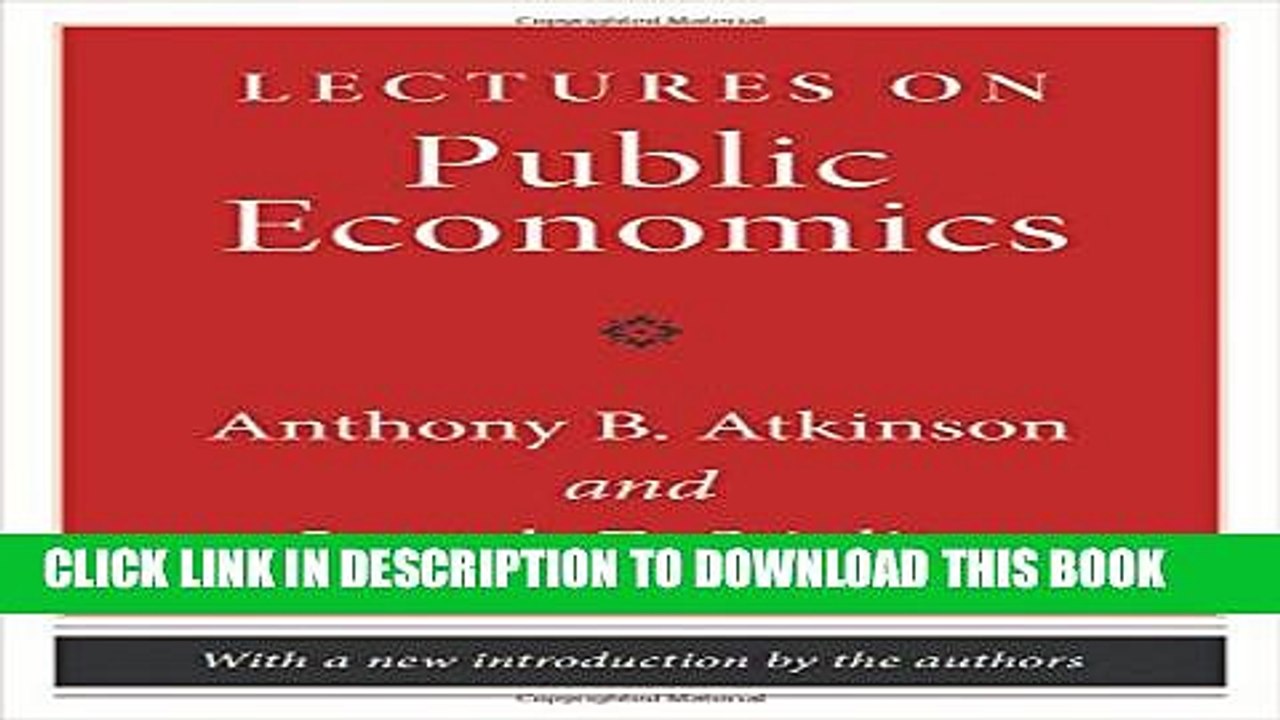 [PDF] Lectures on Public Economics Popular Collection