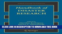 [PDF] Handbook of Disaster Research (Handbooks of Sociology and Social Research) Full Online