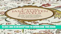 [PDF] Favorite Jane Austen Novels: Pride and Prejudice, Sense and Sensibility and Persuasion