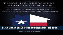 [PDF] Texas Homeowners Association Law - The Essential Legal Guide for Texas Homeowners