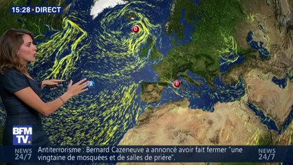 LA METEO de FANNY AGOSTINI le 2016 08 01 sur BFM TV