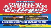 Collection Book Profiles of American Colleges 2017 (Barron s Profiles of American Colleges)