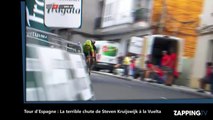 Tour d'Espagne : La terrible chute de Steven Kruijswijk à la Vuelta (Vidéo)