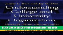 Collection Book Understanding College and University Organization: Theories for Effective Policy