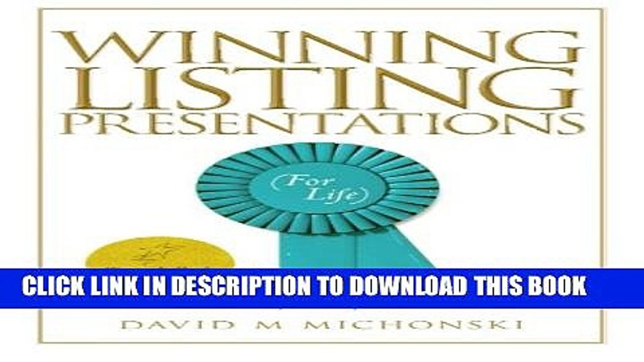 [PDF] Winning Listing Presentations: (For Life) Full Collection