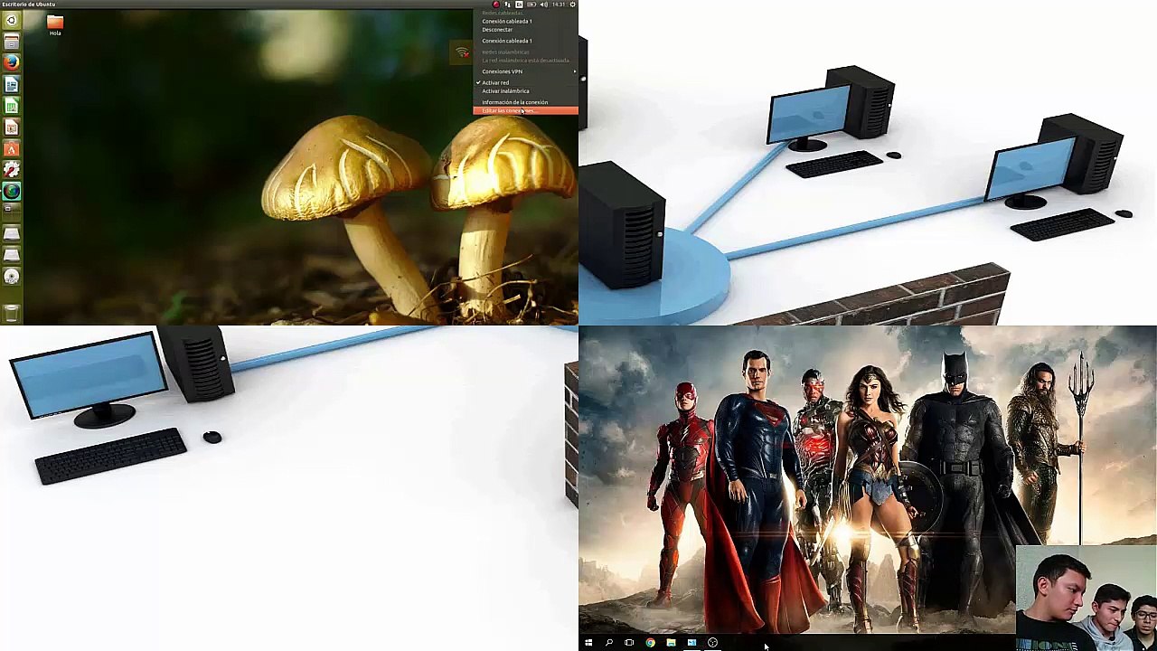 Conexiones entre Windows y Linux