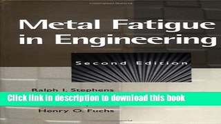 Read Metal Fatigue in Engineering  PDF Free