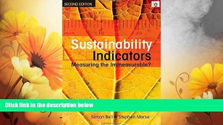 Must Have  Sustainability Indicators: Measuring the Immeasurable?  READ Ebook Online Free