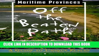 [PDF] Maritime Provinces: Off the Beaten Path Full Online