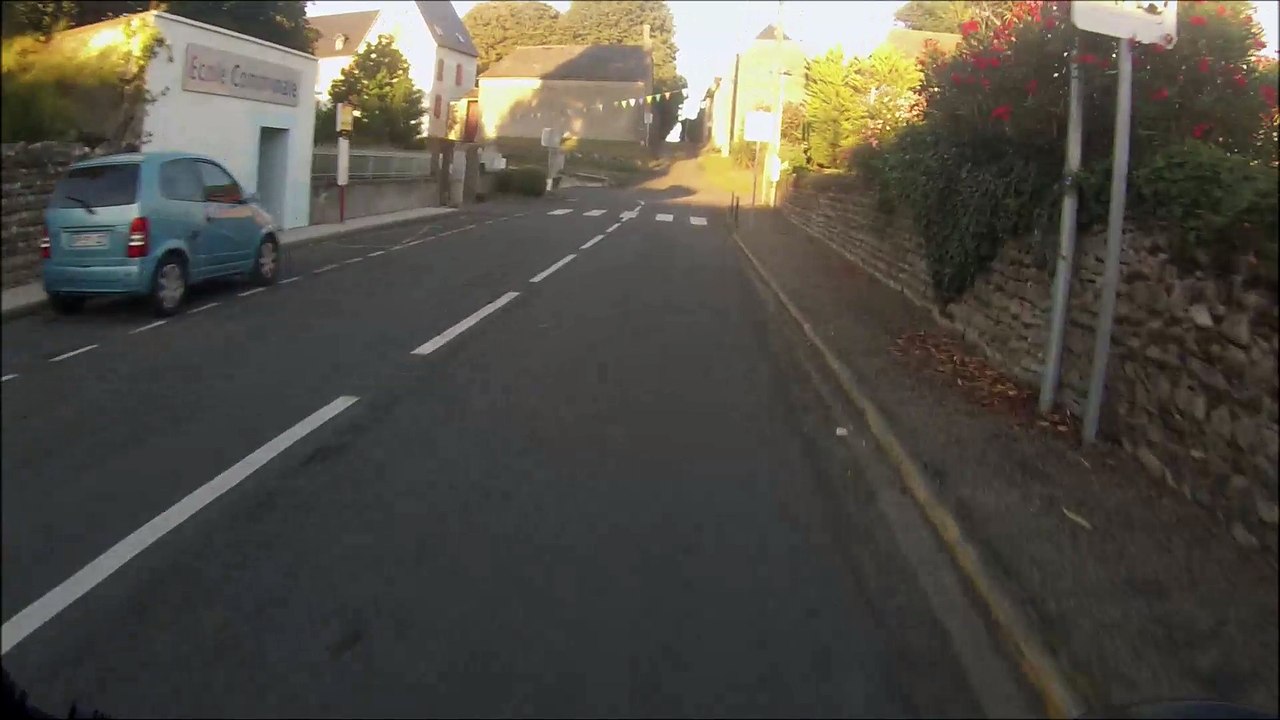 test du kit 50 athena alu avec gopro sur le casque